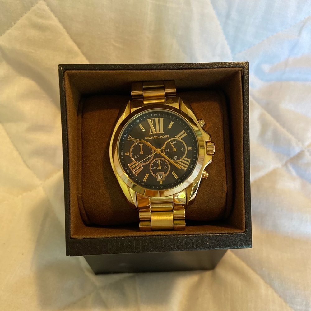 Michael Kors - Oversize Bradshaw Gold-Tone Watch